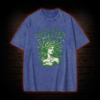 I Could be Meaner Washed T-shirt