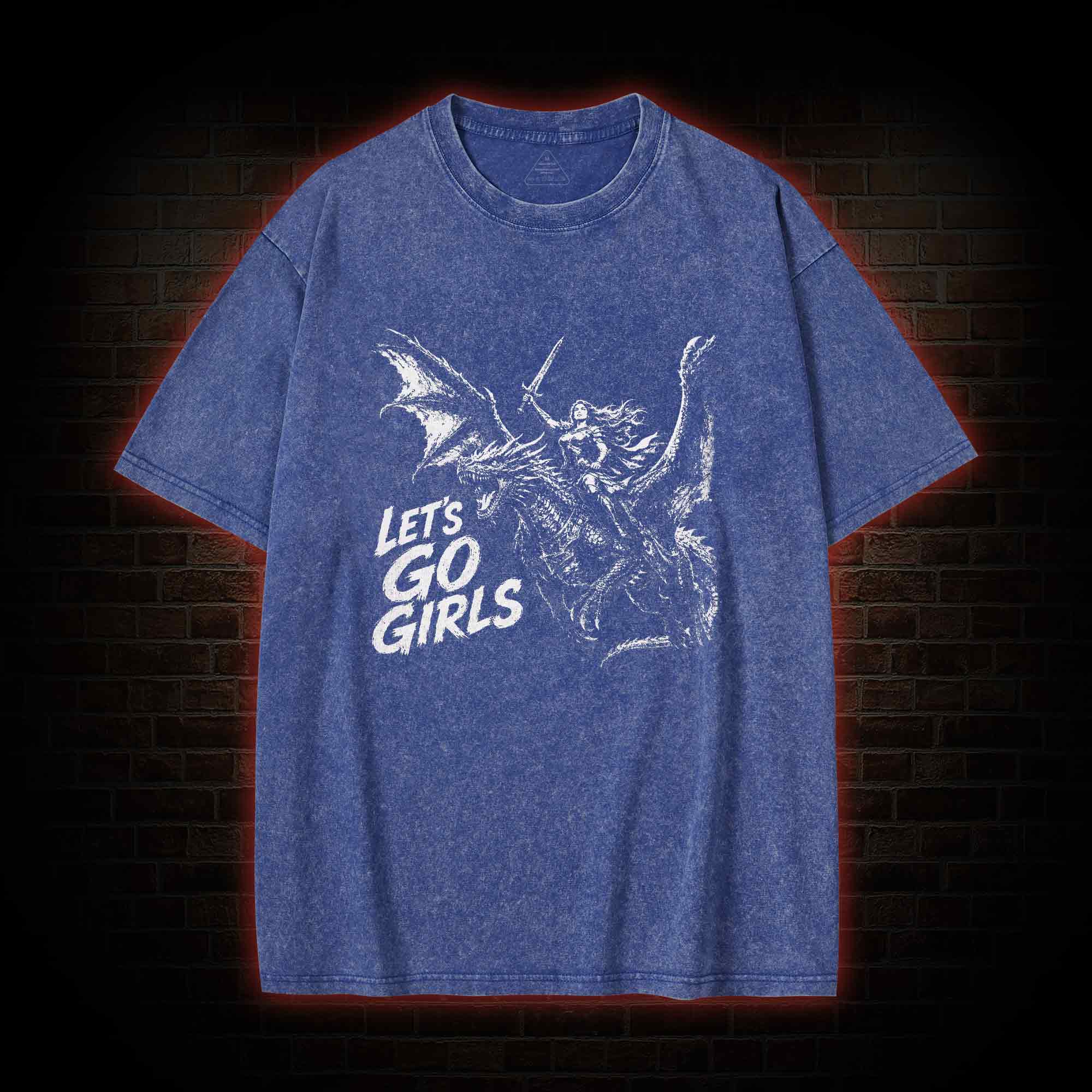 Let's Go Girls Washed T-shirt