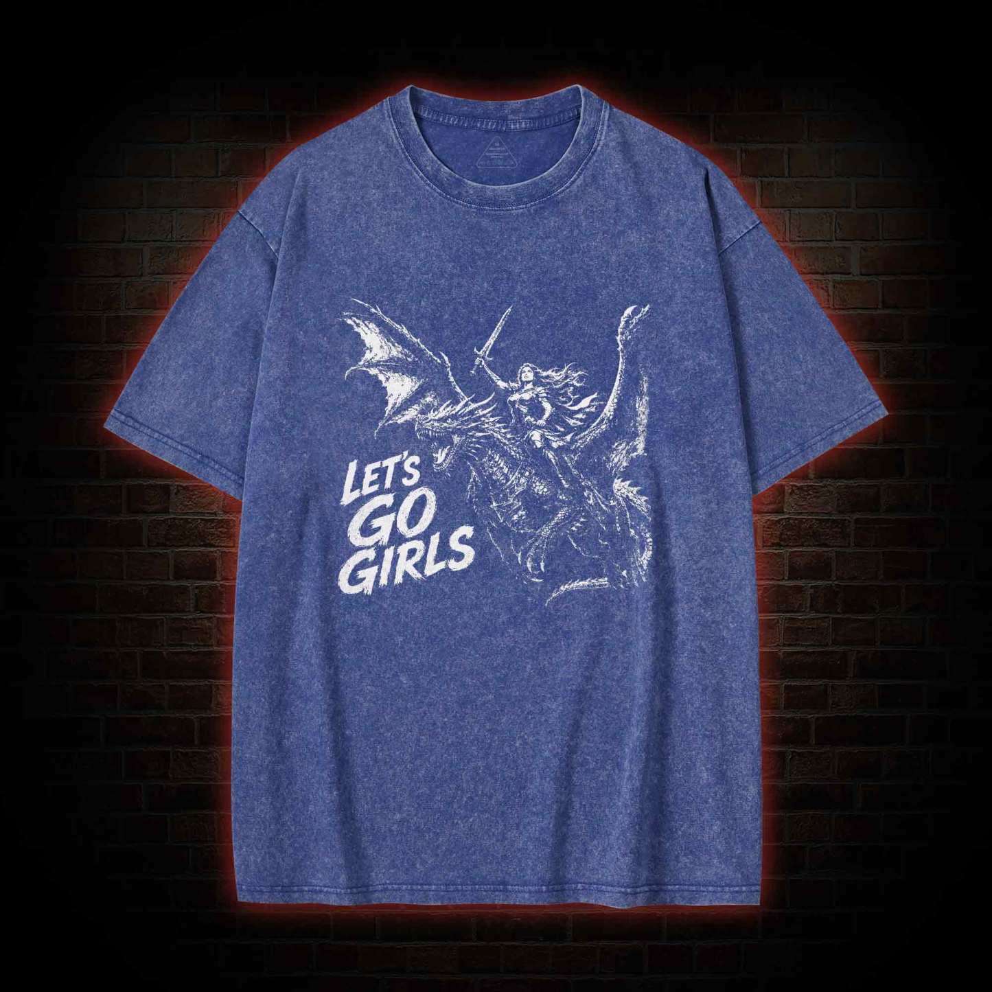 Let's Go Girls Washed T-shirt