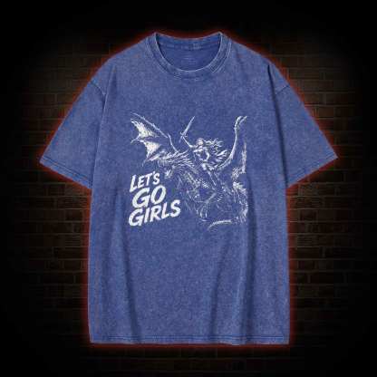 Let's Go Girls Washed T-shirt