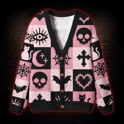 Midnight Familiars Pastel Cardigan Sweater