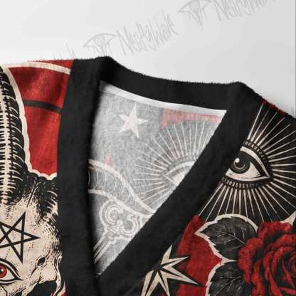 Satanic Ritual Cardigan Sweater