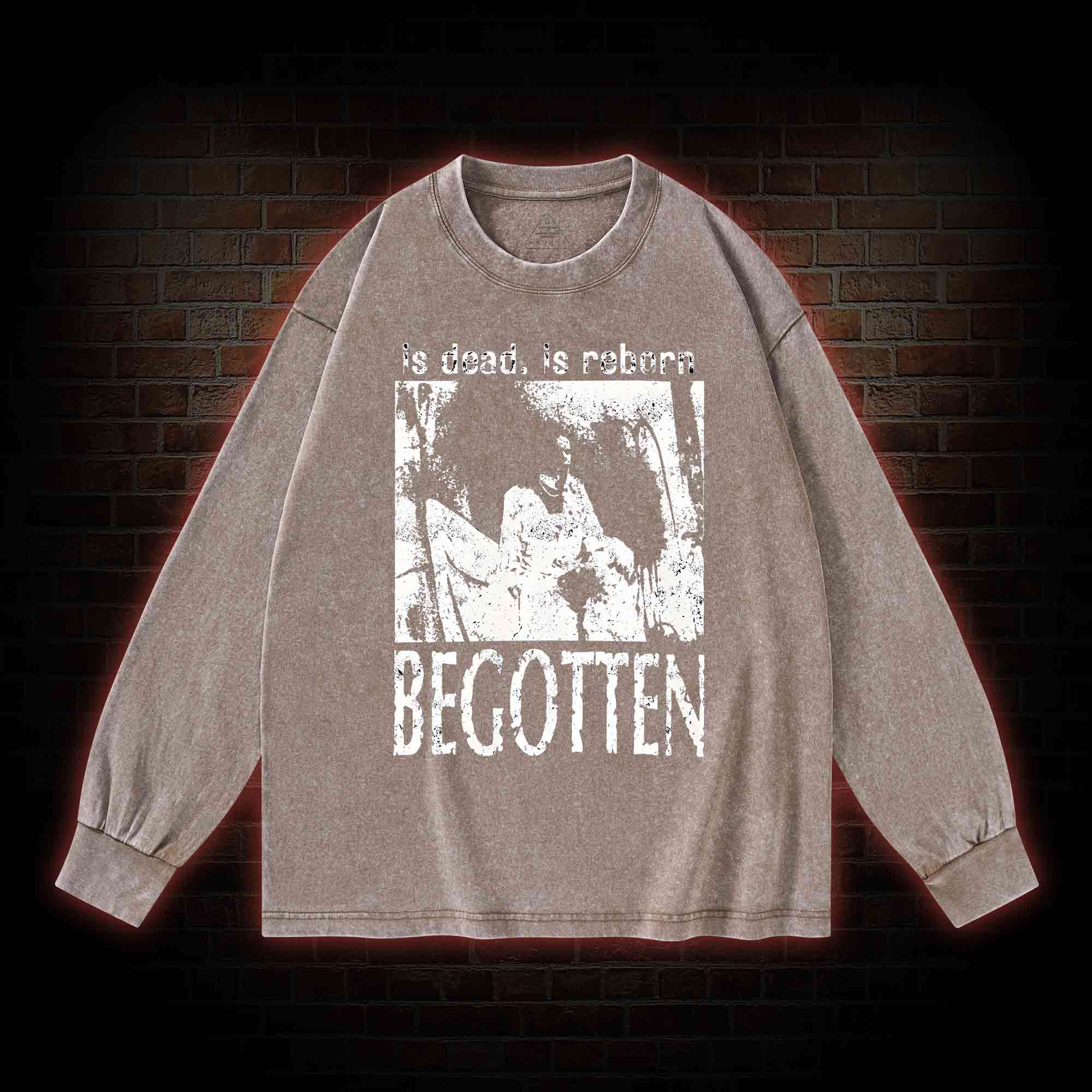 Begotten Is Dead Reborn Washed Long-Sleeve T-shirt