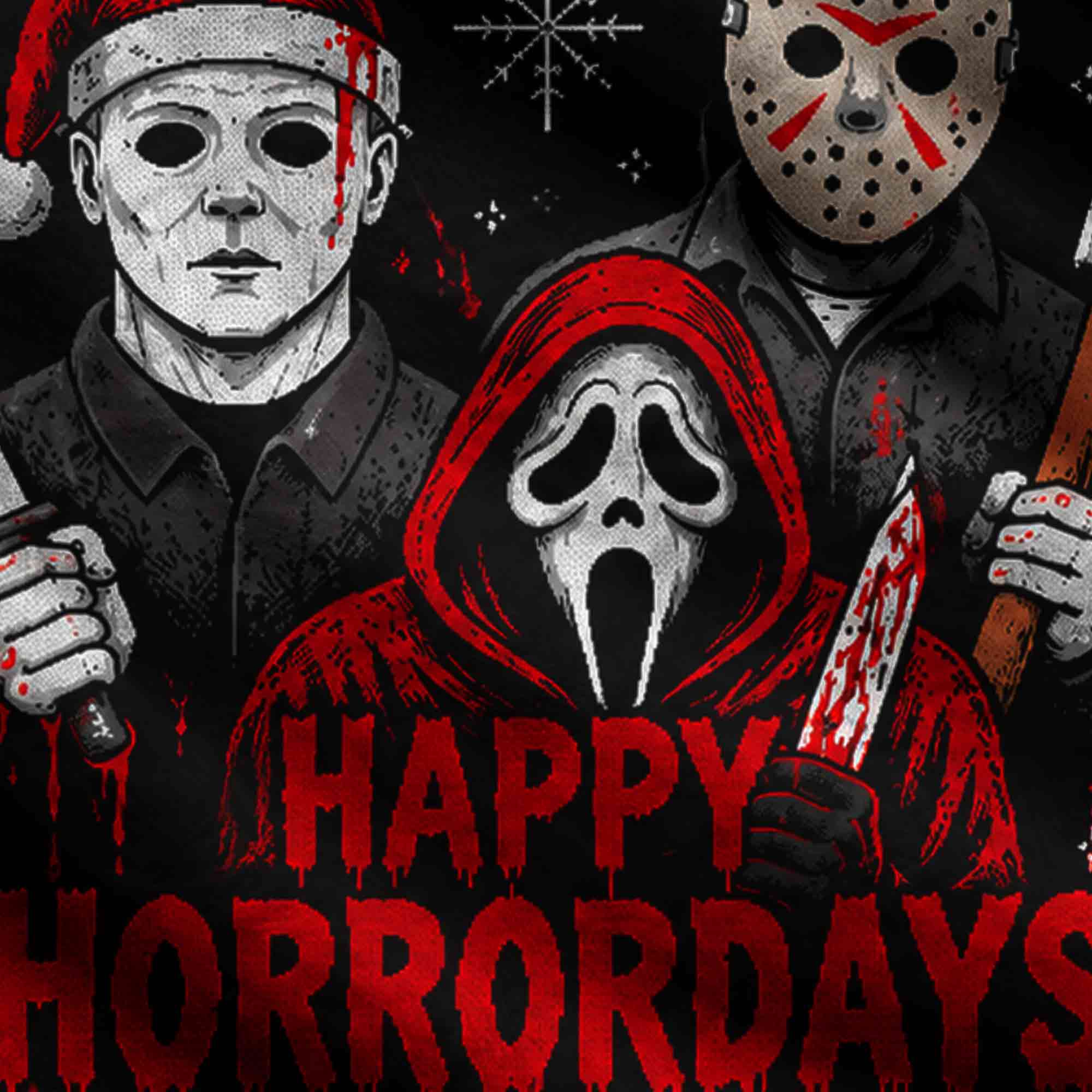 Happy Horrordays Ugly Sweatshirts
