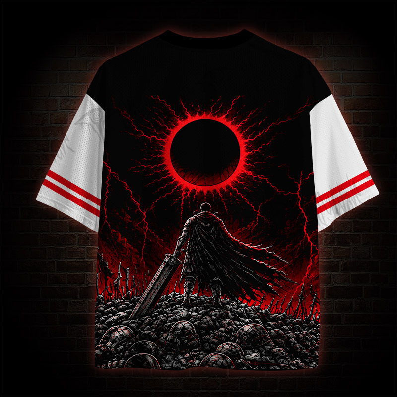 Black Swordsman Manga Mesh Jersey