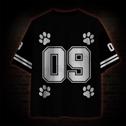 I Do Not Think Therefore I Do Not Am Black Cat Mesh Jersey