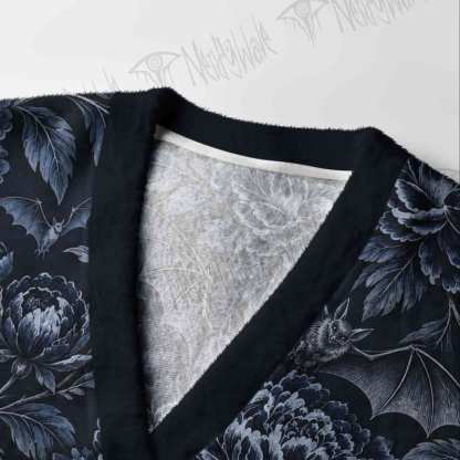 Midnight Bats Cardigan Sweater