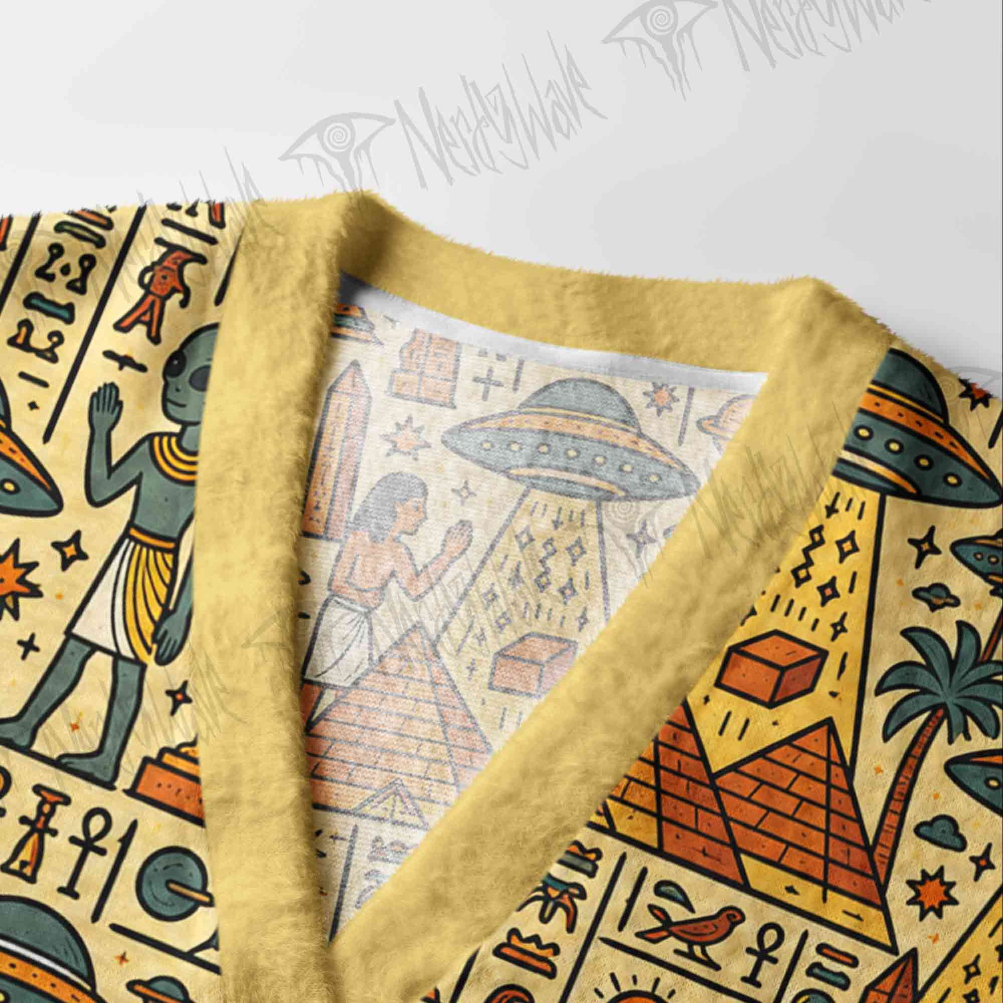 The Secret of Pyramids Cardigan Sweater