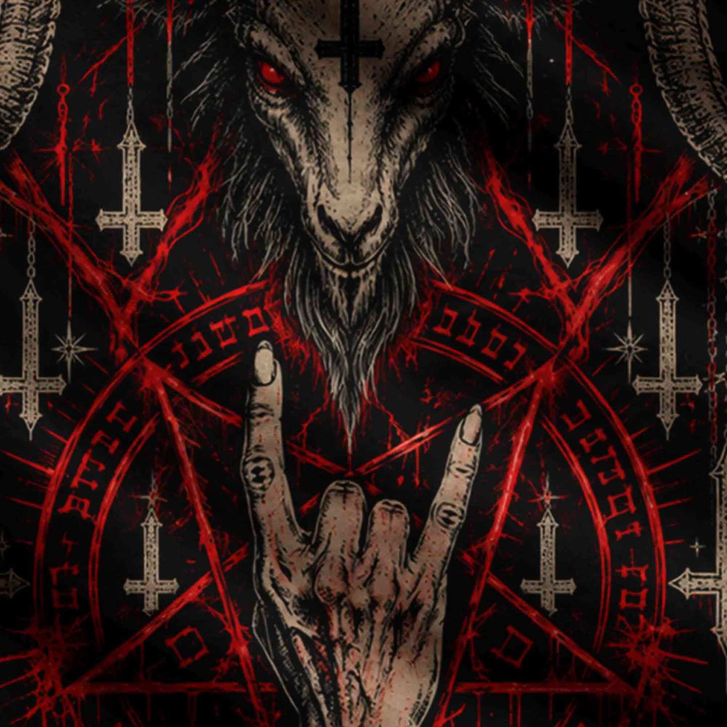 Baphomet's Ritual Ugly Sweatshirts