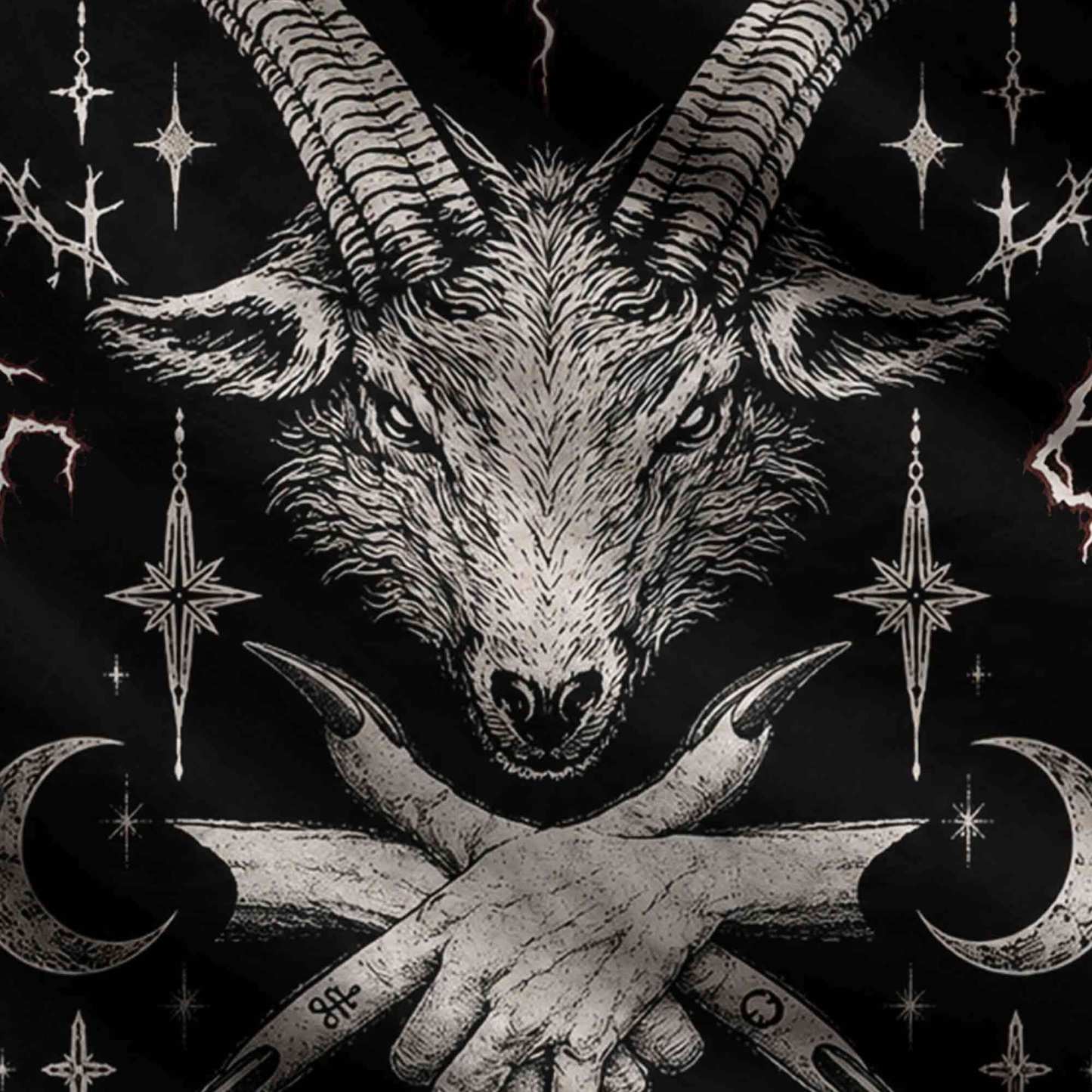 Ritual of the Goat Head Ugly Sweatshirts