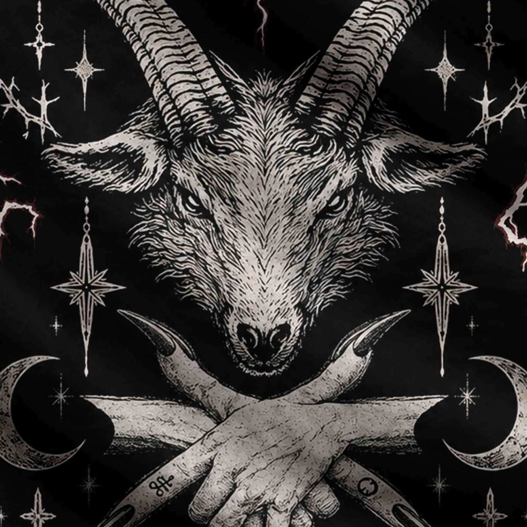 Ritual of the Goat Head Ugly Sweatshirts