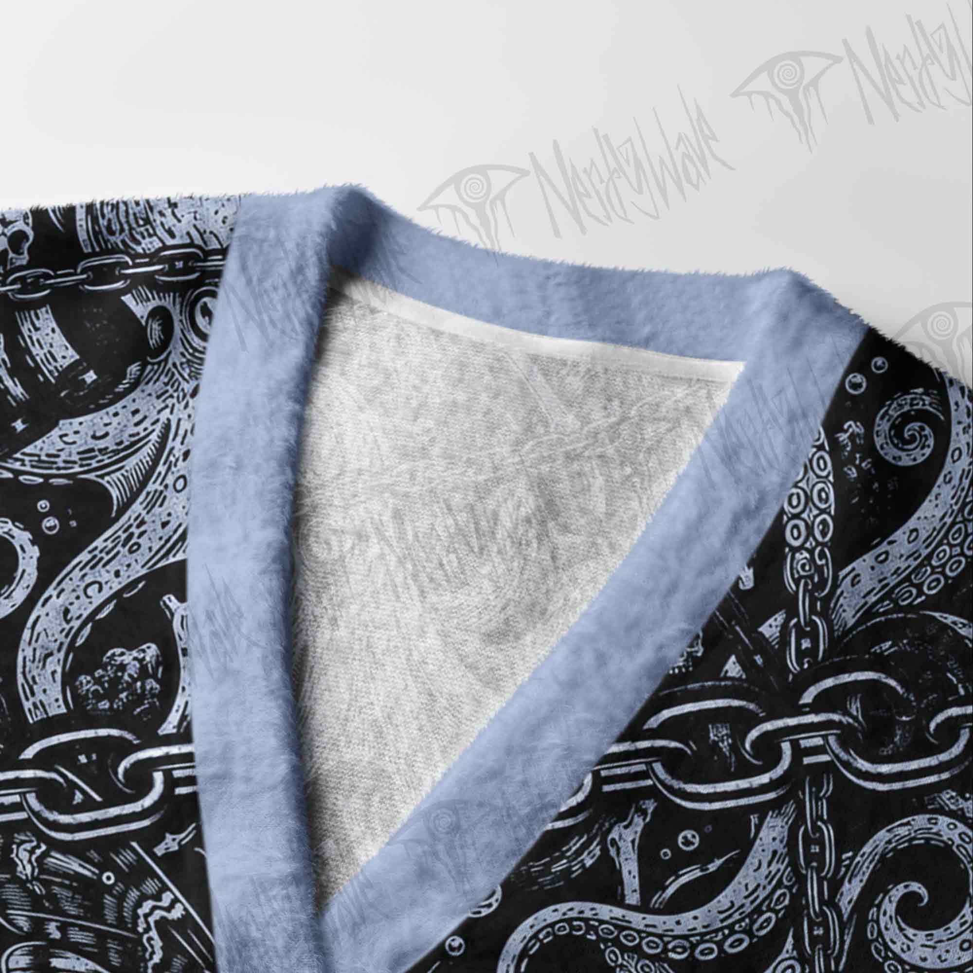 Octopus Skull Moth Cardigan Sweater