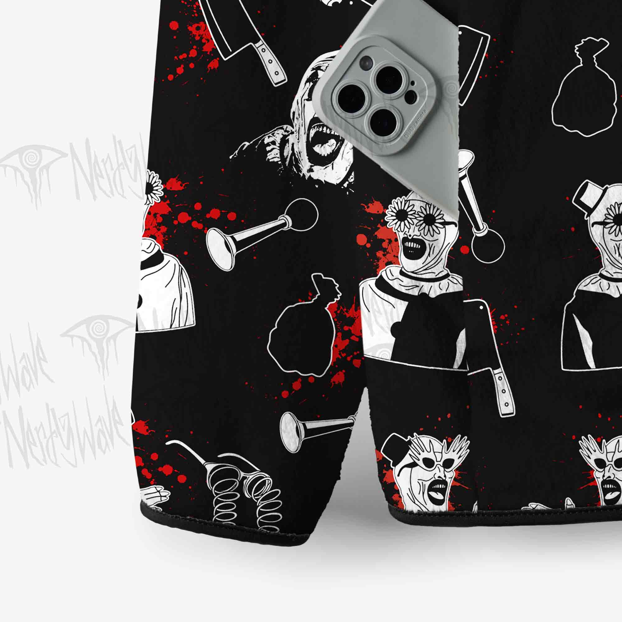 Horror Clown Fleece Full-Zip Jacket