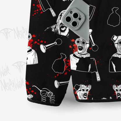 Horror Clown Fleece Full-Zip Jacket
