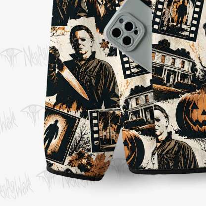 Retro Spooky Halloween Fleece Full-Zip Jacket