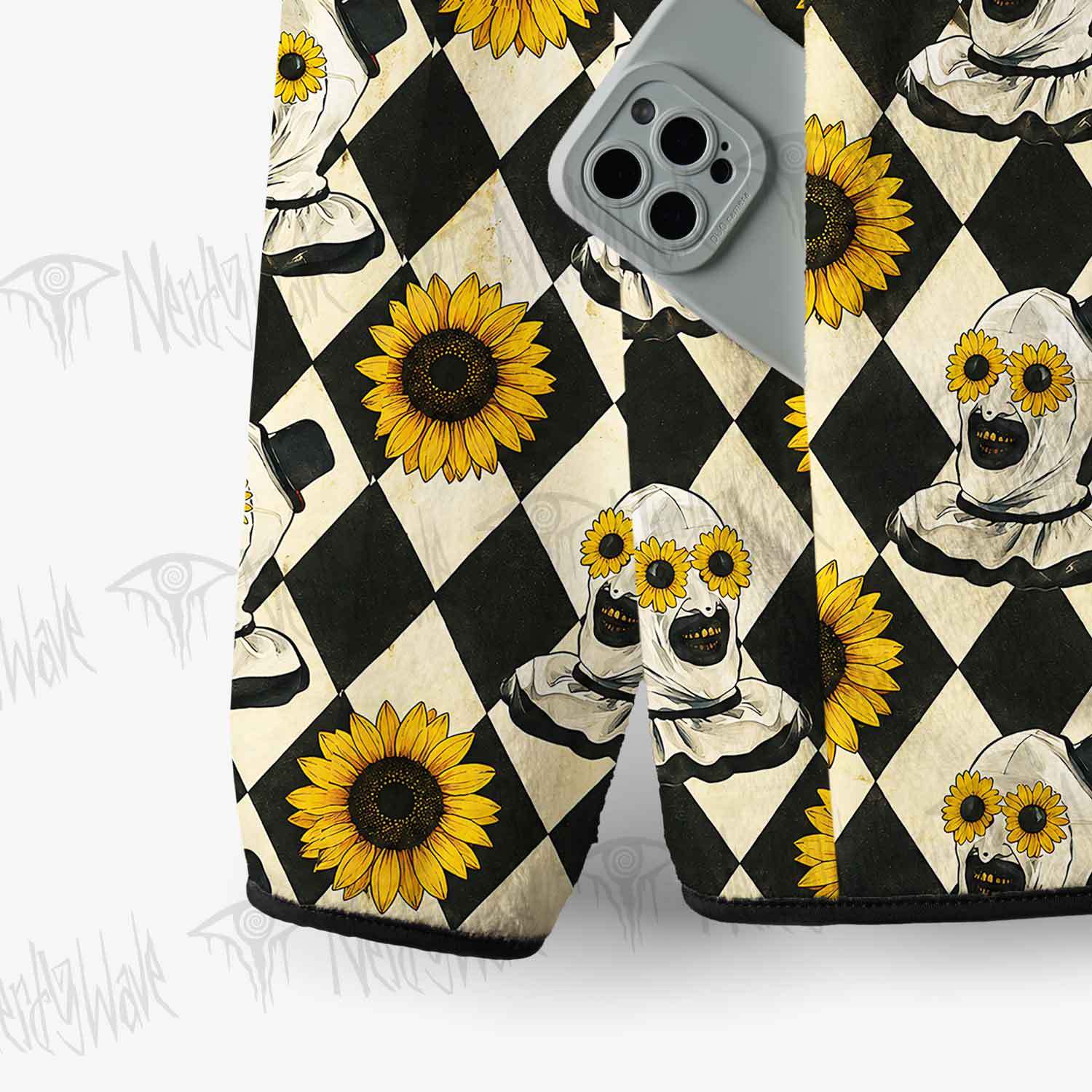 Sunflower Clown Fleece Full-Zip Jacket
