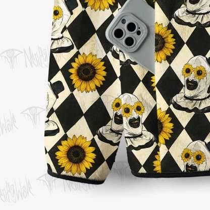 Sunflower Clown Fleece Full-Zip Jacket