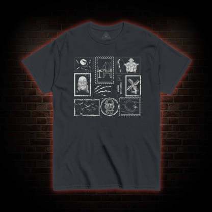 Monsters Postage Stamp T-Shirt 