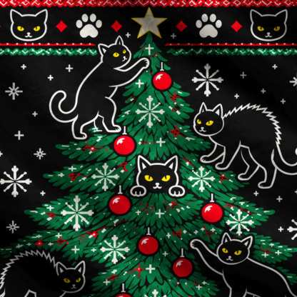 Meowy Christmas Ugly Sweatshirts