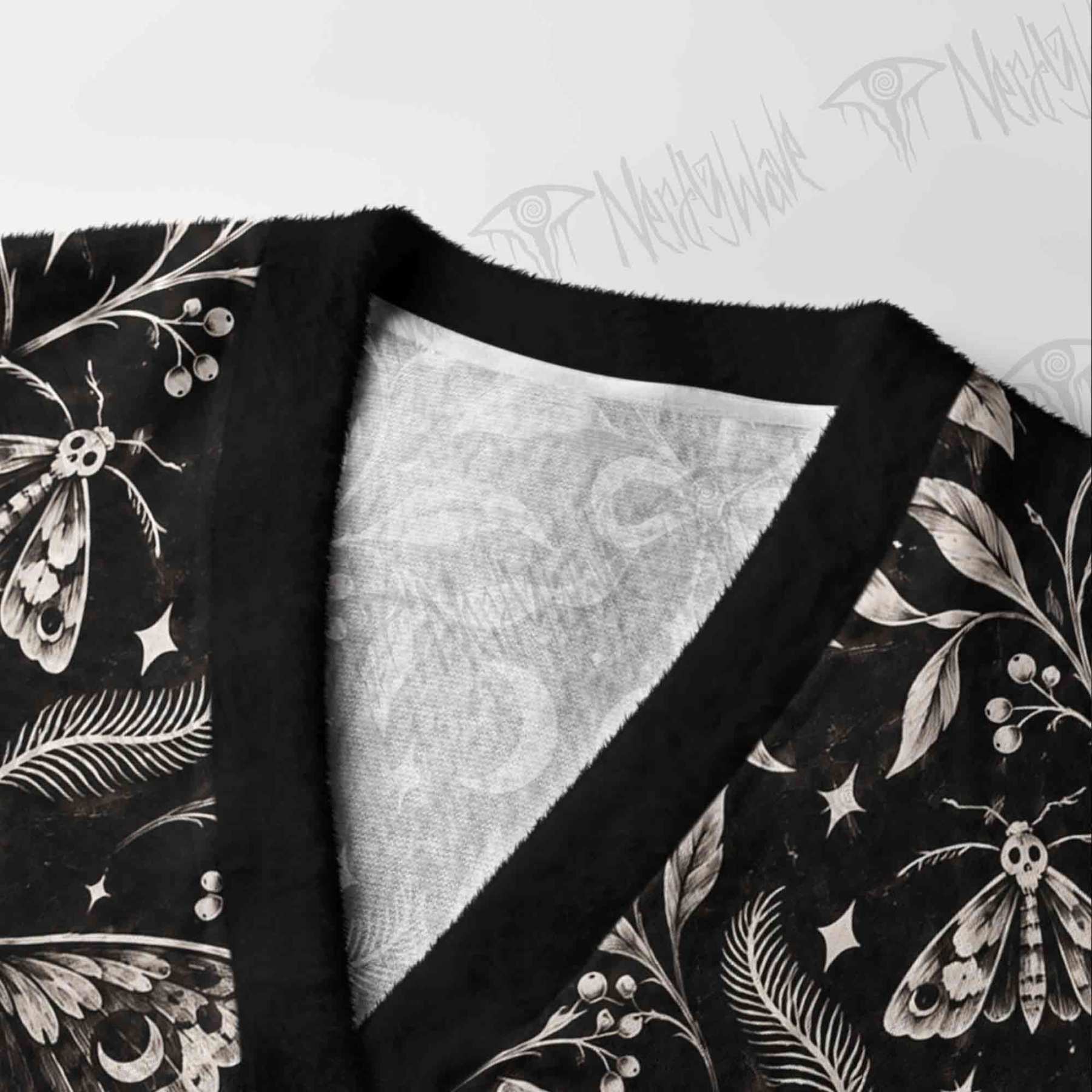 Lunar Moth GardenCardigan Sweater