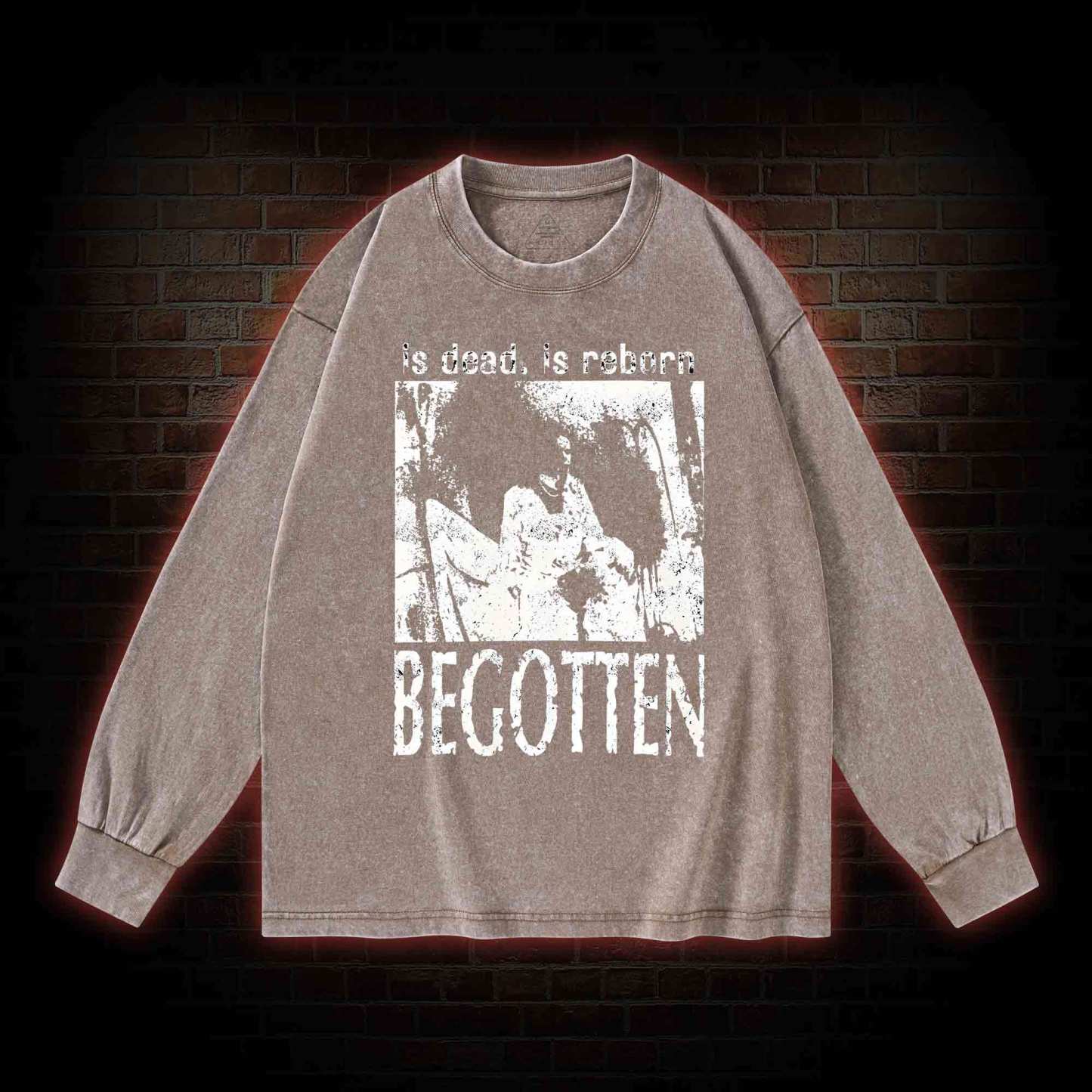 Begotten Is Dead Reborn Washed Long-Sleeve T-shirt