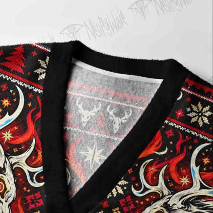 Wendigo Ritual Cardigan Sweater