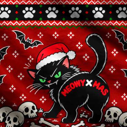 Meowy Xmas Ugly Sweatshirts