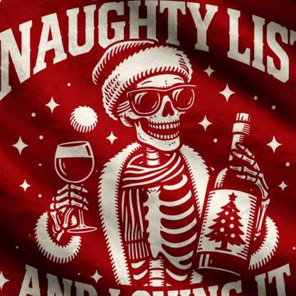 On the Naughty List and Loving It Ugly Sweatshirts