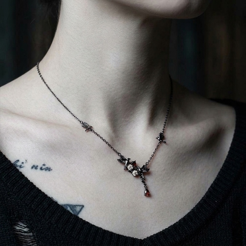 Crimson Thorn Necklace