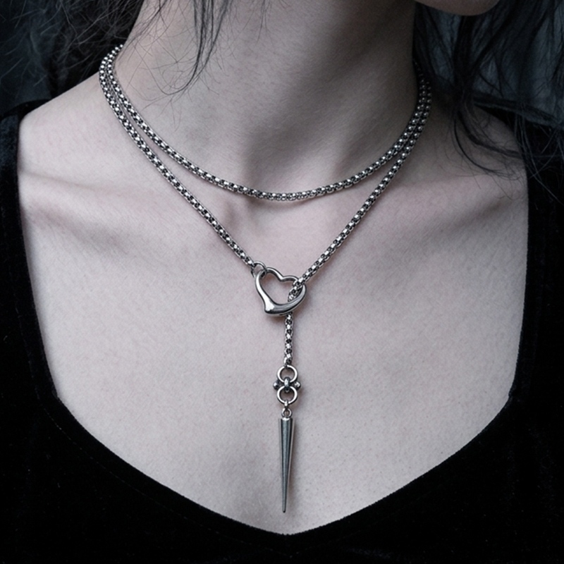 Heart Nail Necklace