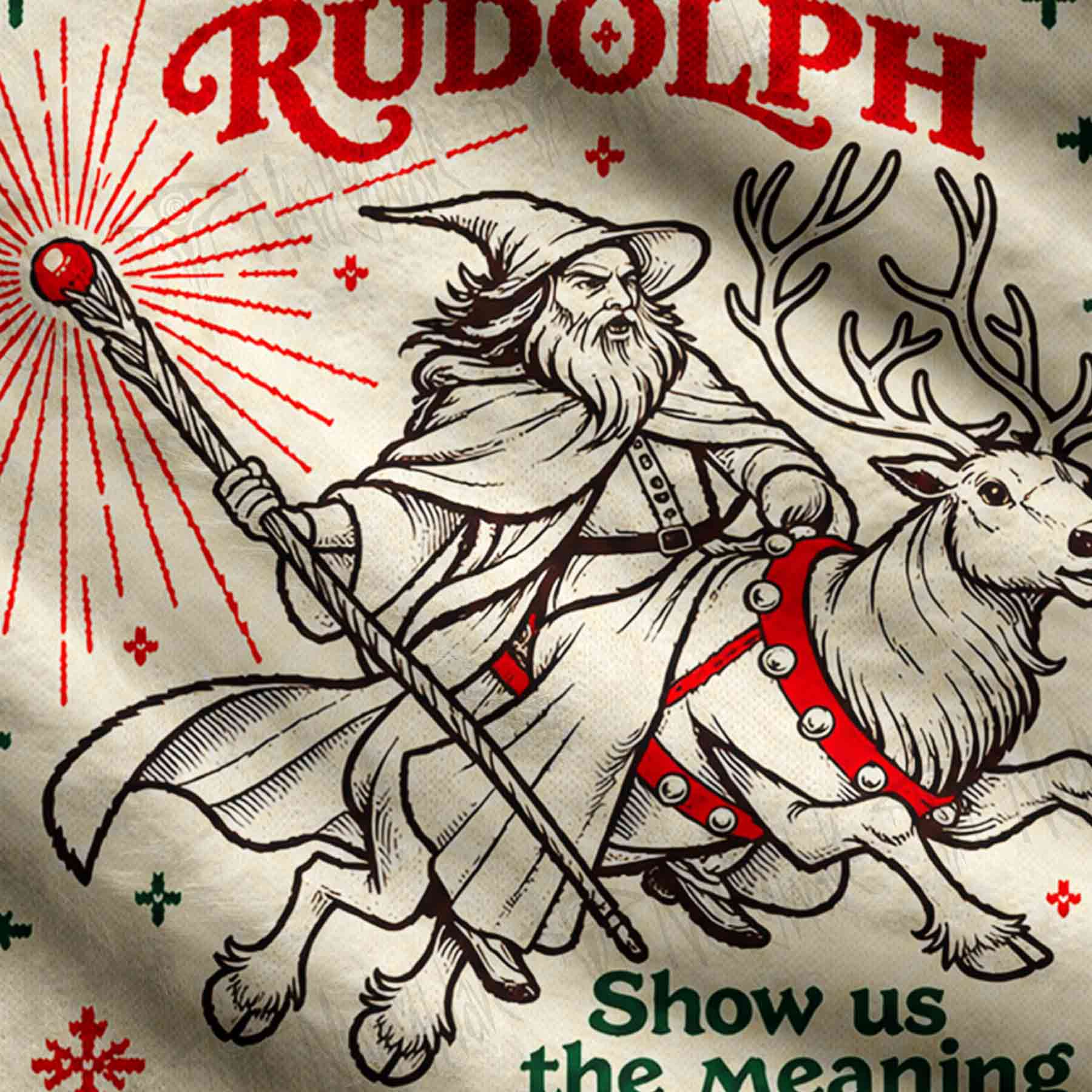 Ride Rudolph Christmas Ugly Sweatshirts