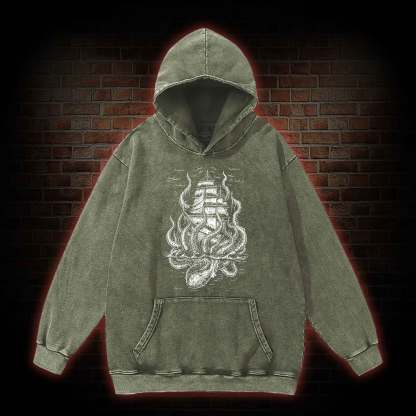 Cthulhu Mythos Washed Hoodie