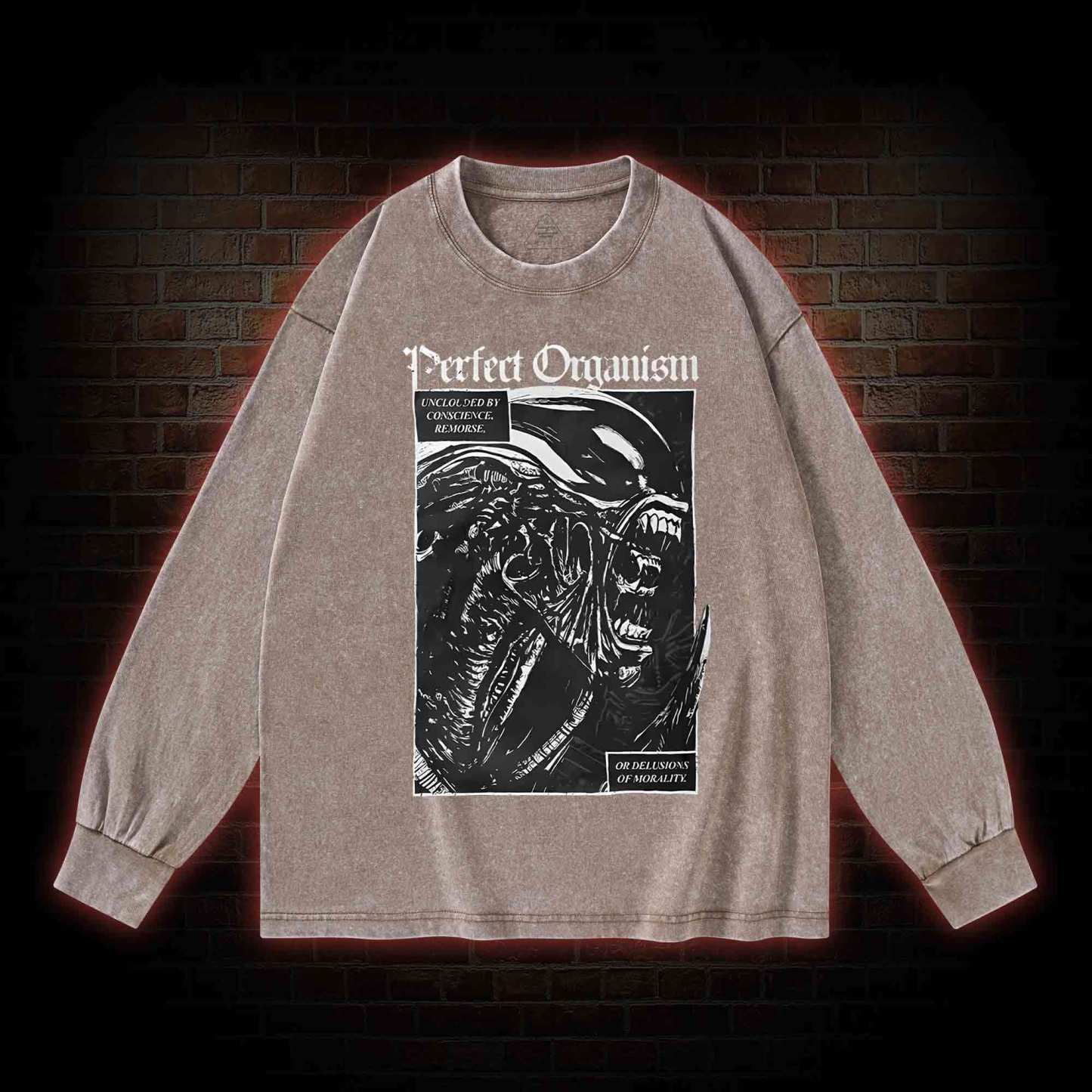 Alien Perfect Organism Washed Long-Sleeve T-shirt