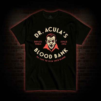 Dracula's Blood Bank T-shirt
