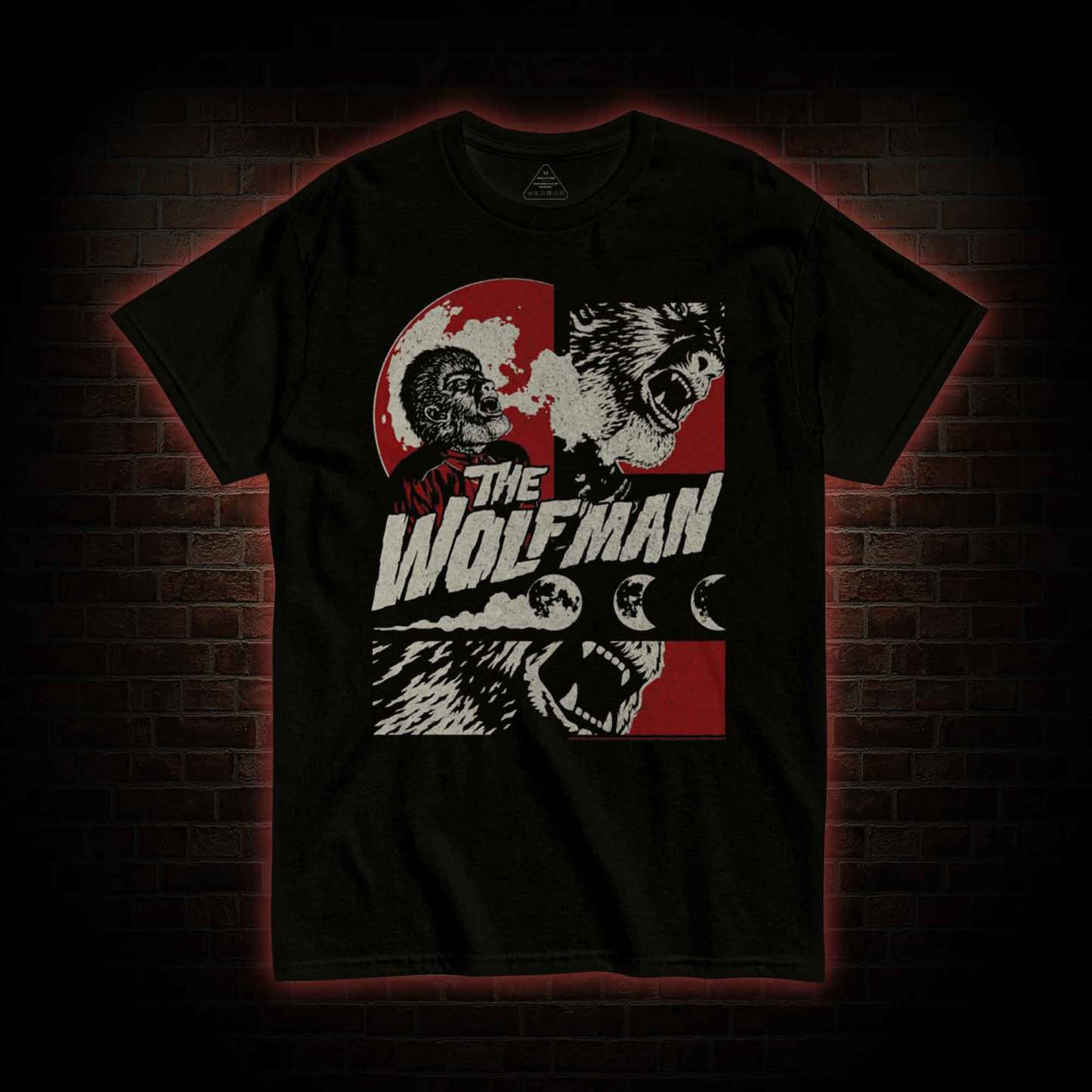 The Wolf Man T-Shirt with Dark Style