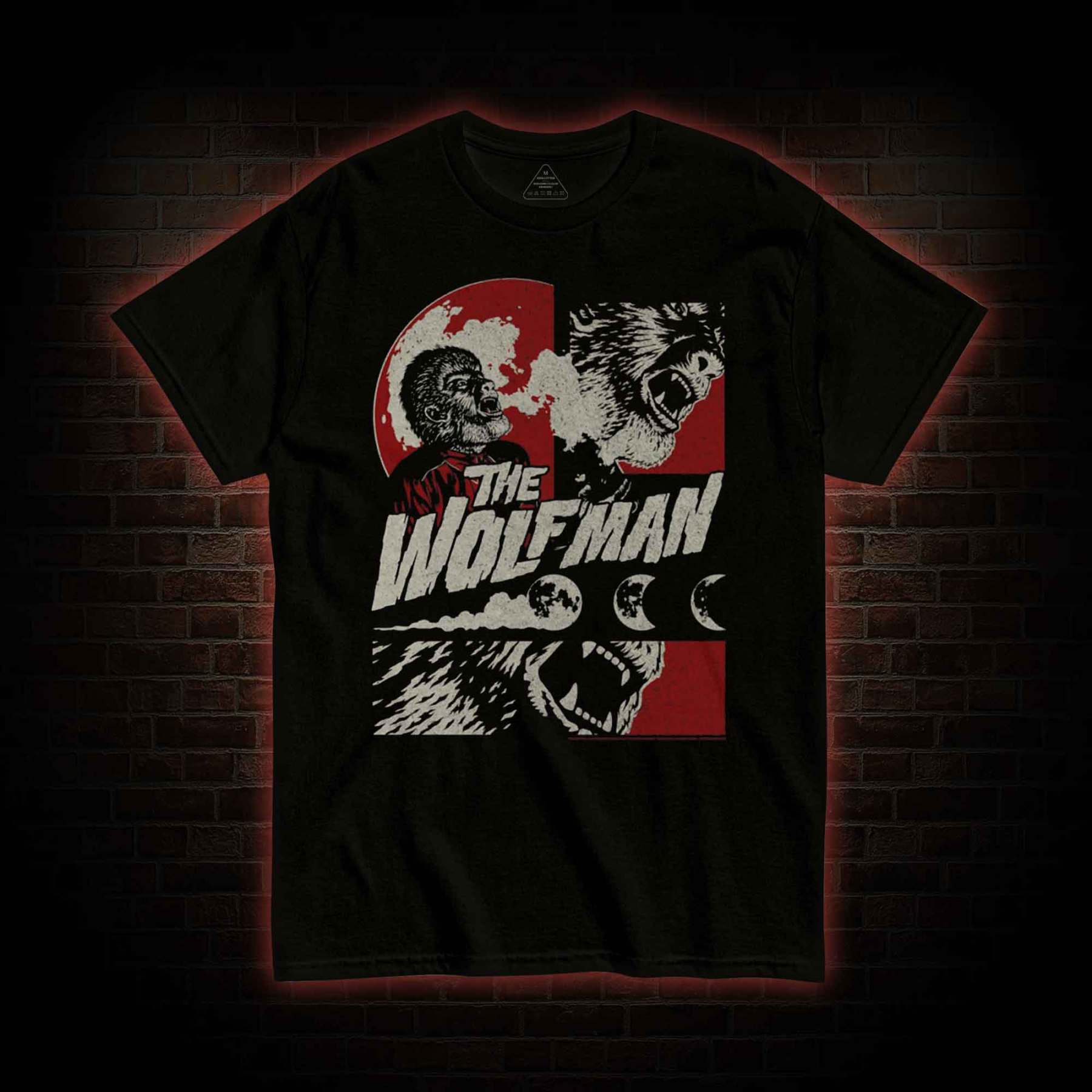 The Wolf Man T-Shirt with Dark Style