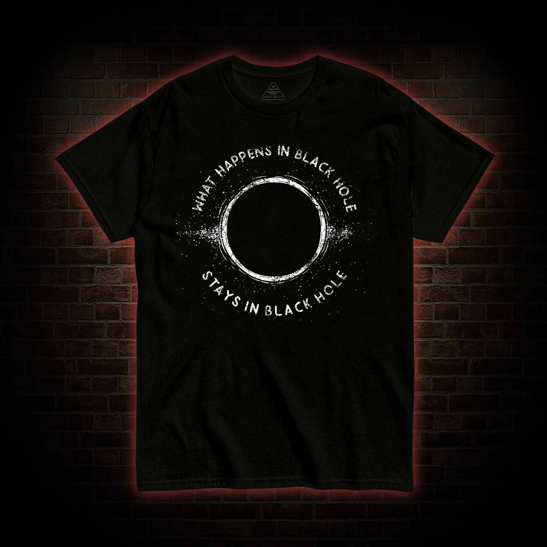 Black Hole T-shirt with Dark Style