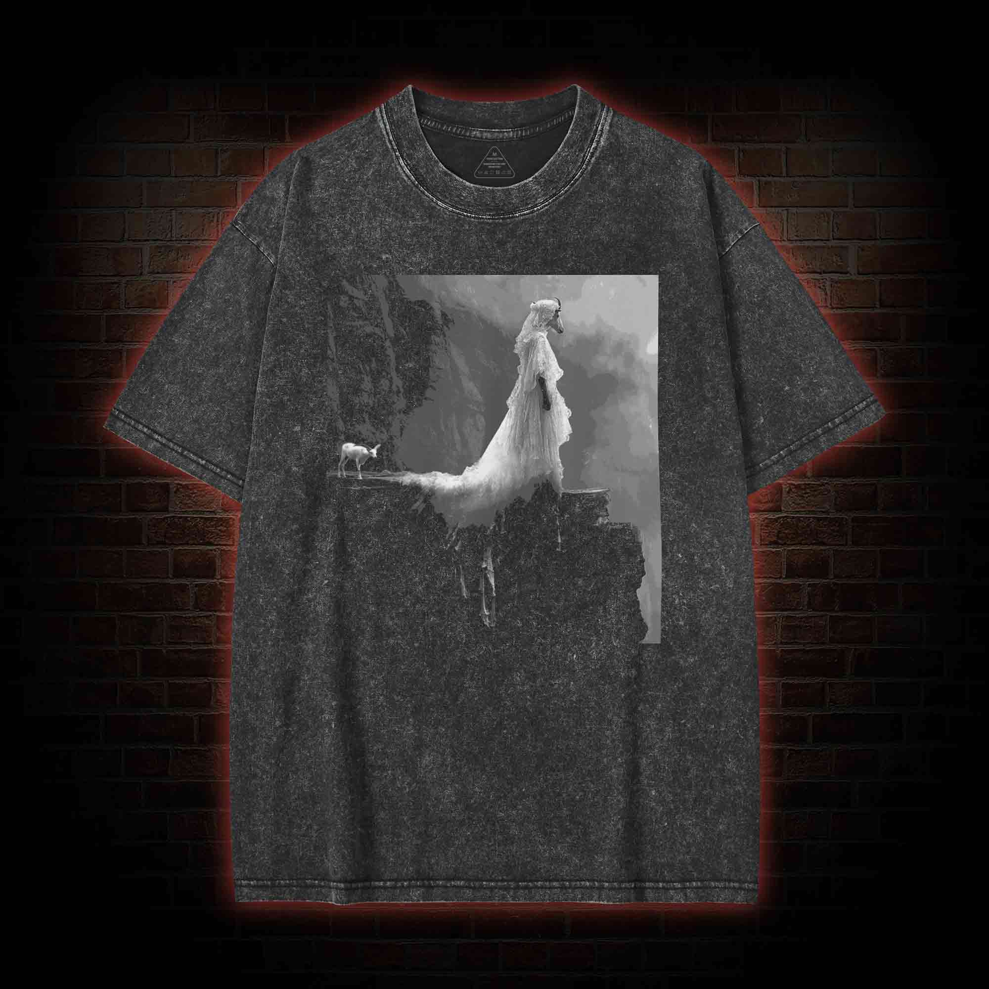 Bride of the Baphomet Washed T-shirt