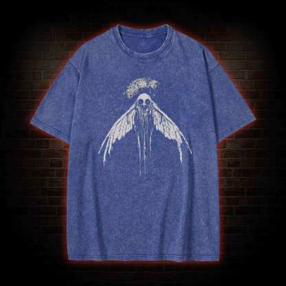 Mothman Horror Washed T-shirt