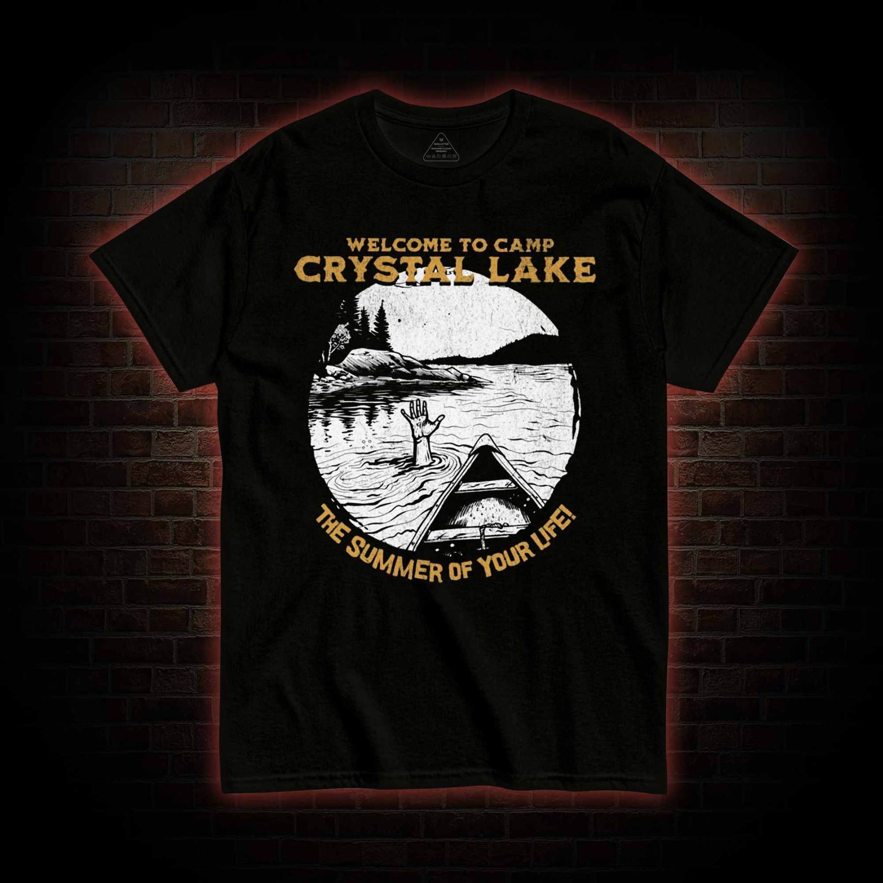 Camp Crystal Lake T-shirt with Dark Style