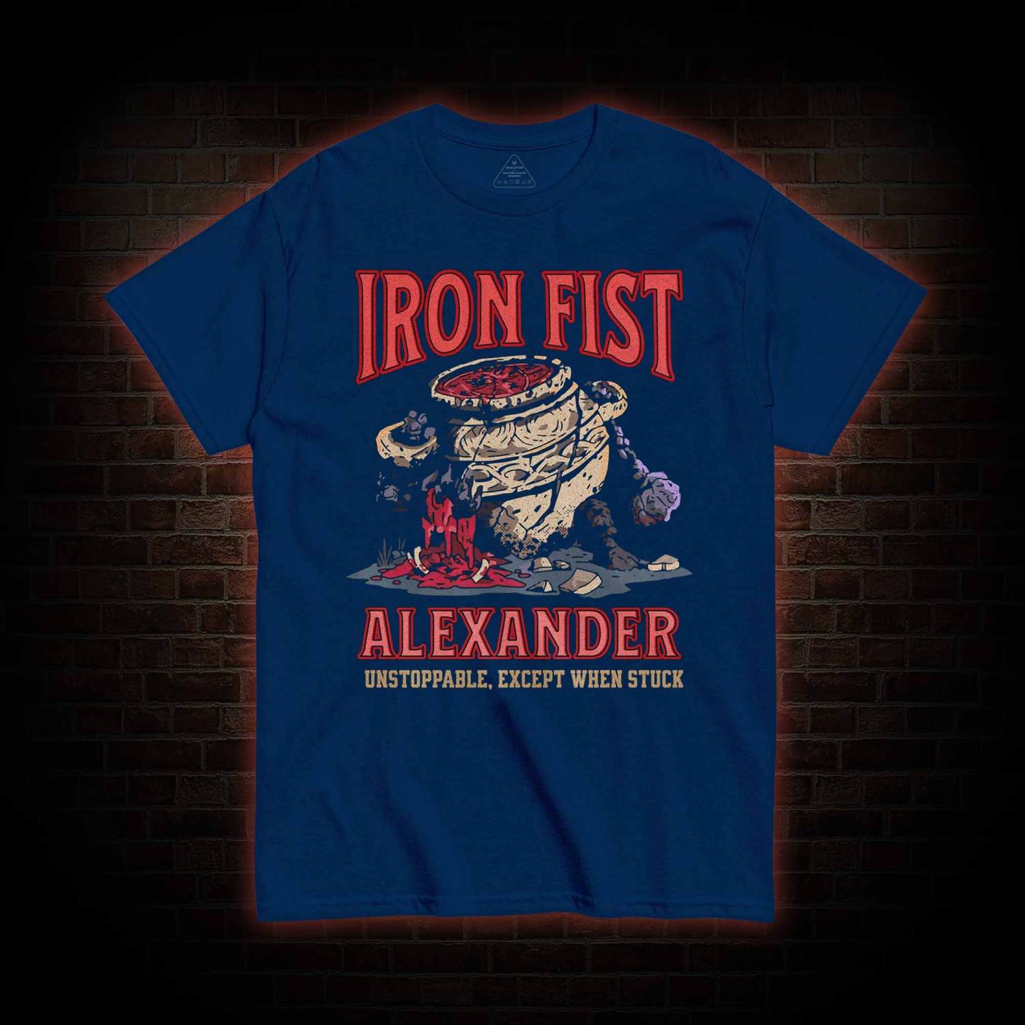 Unstoppable Except When Stuck T-shirt with Dark Style