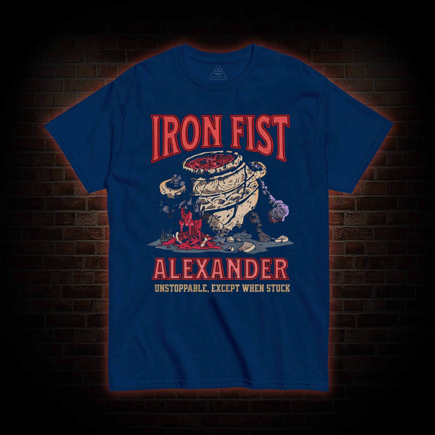 Unstoppable Except When Stuck T-shirt with Dark Style