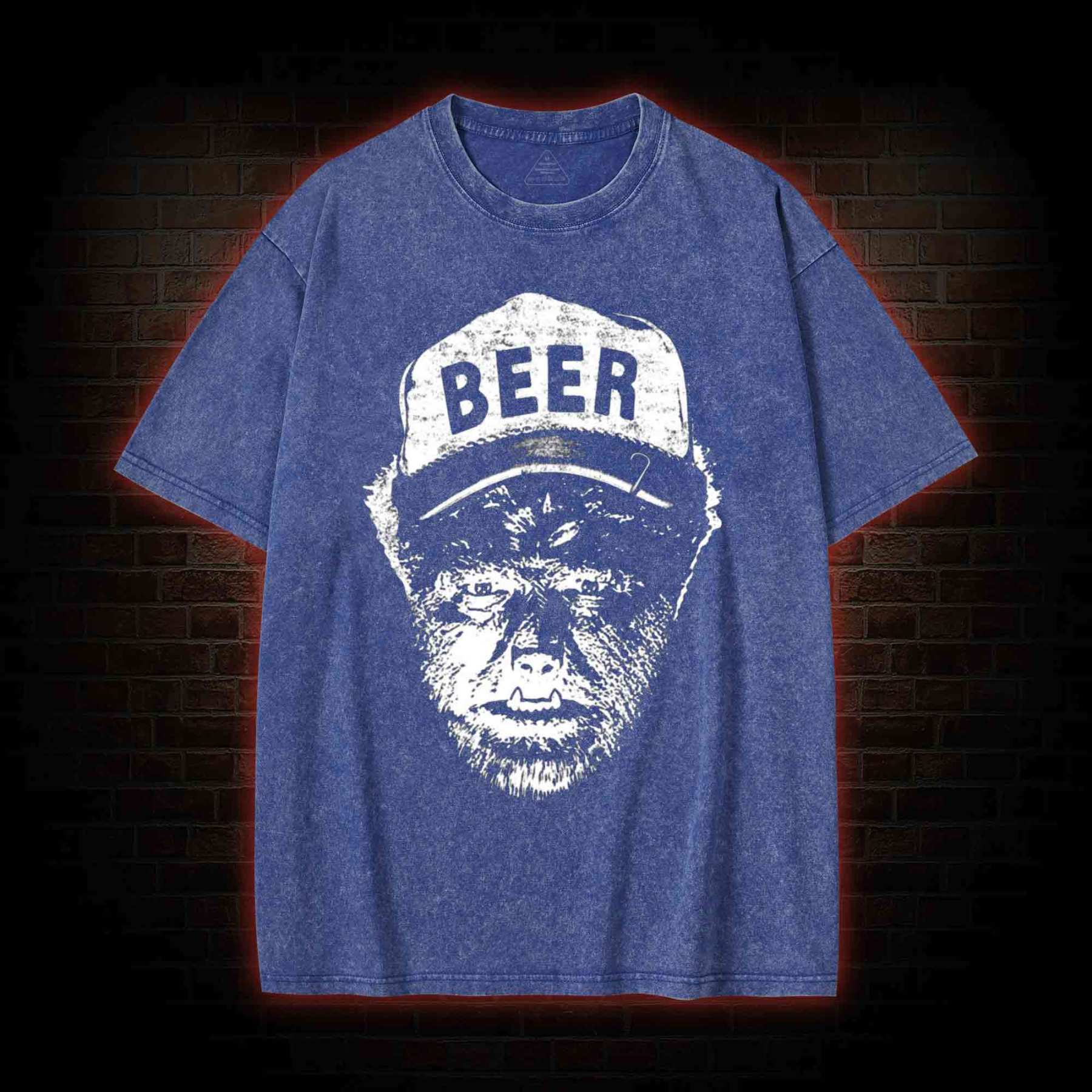 Beer Wolfman Washed T-shirt