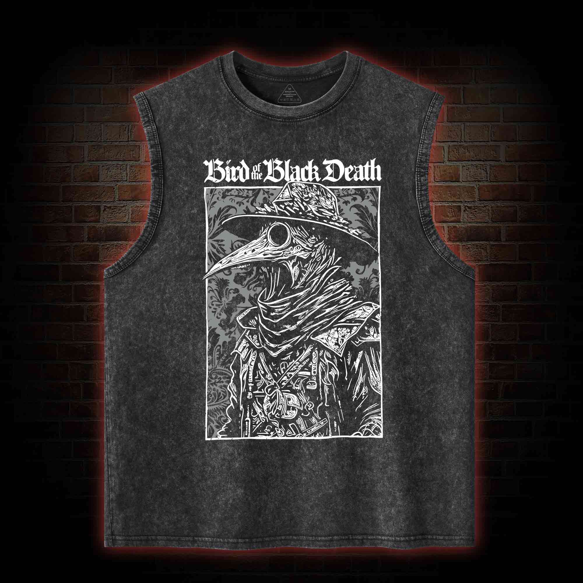 Bird of The Black Death Washed Tank Top