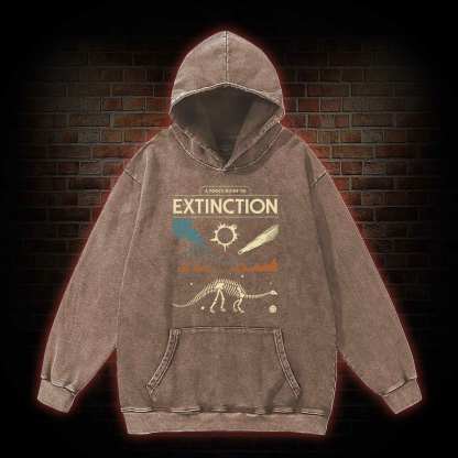 A Fool's Guide To Extinction Washed Hoodie