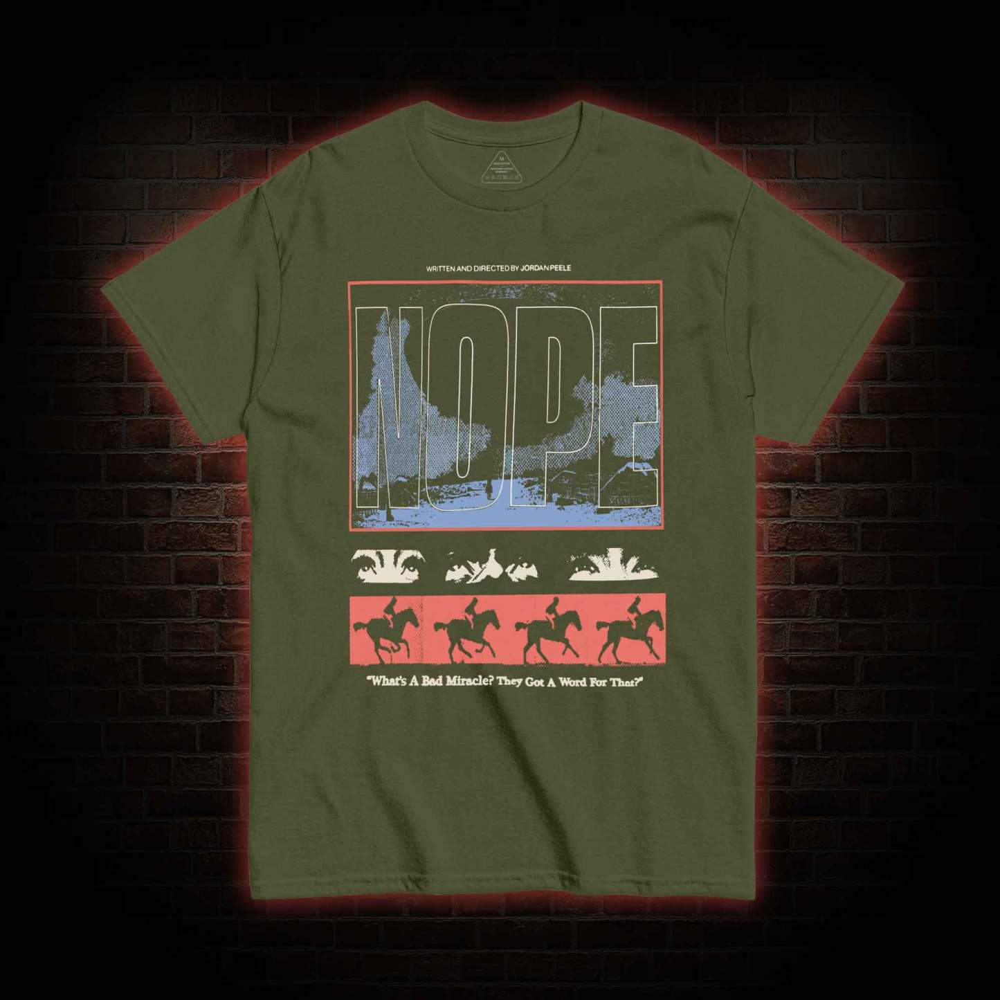 Standing Blue Shoes T-shirt 