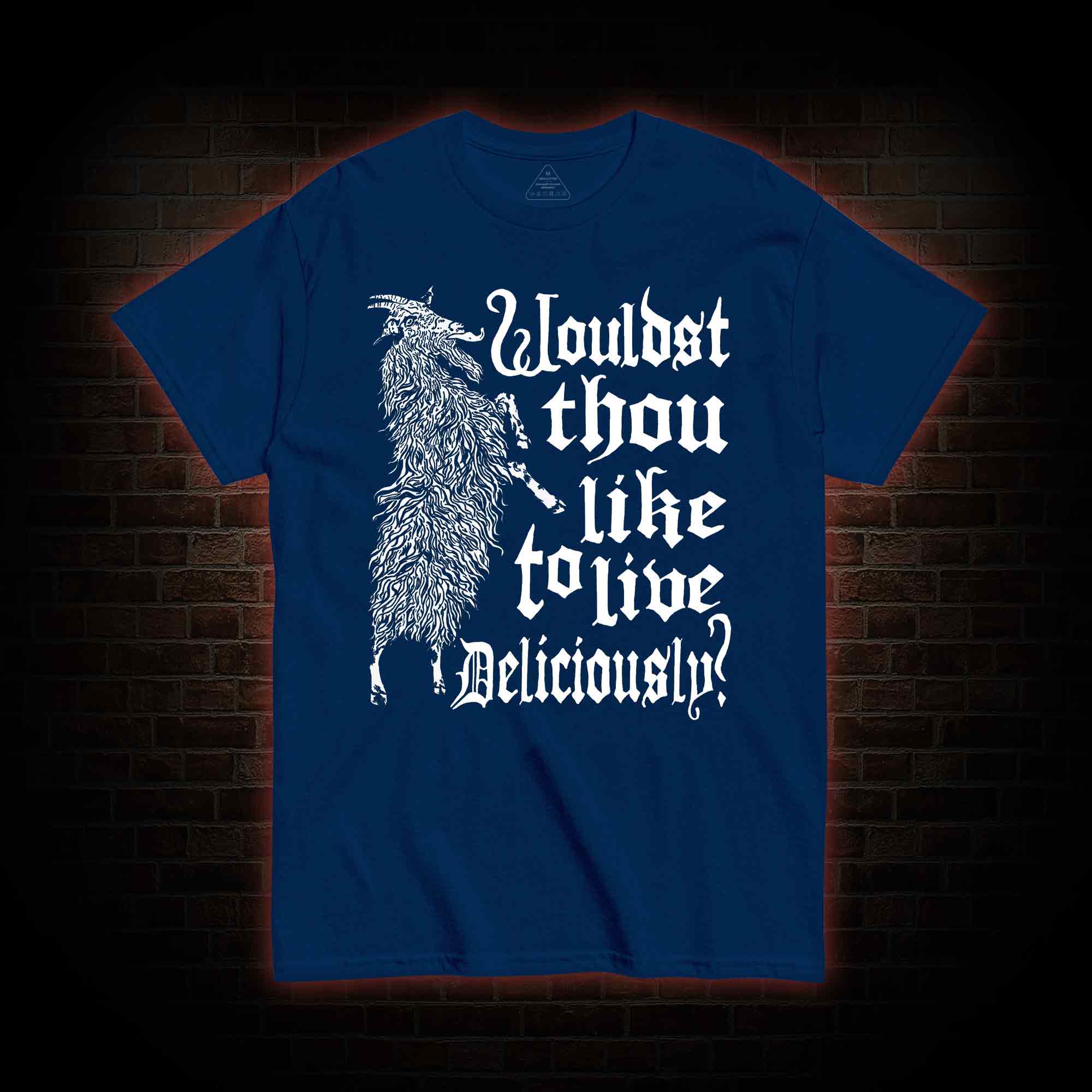 Live Deliciously Black Phillip T-shirt