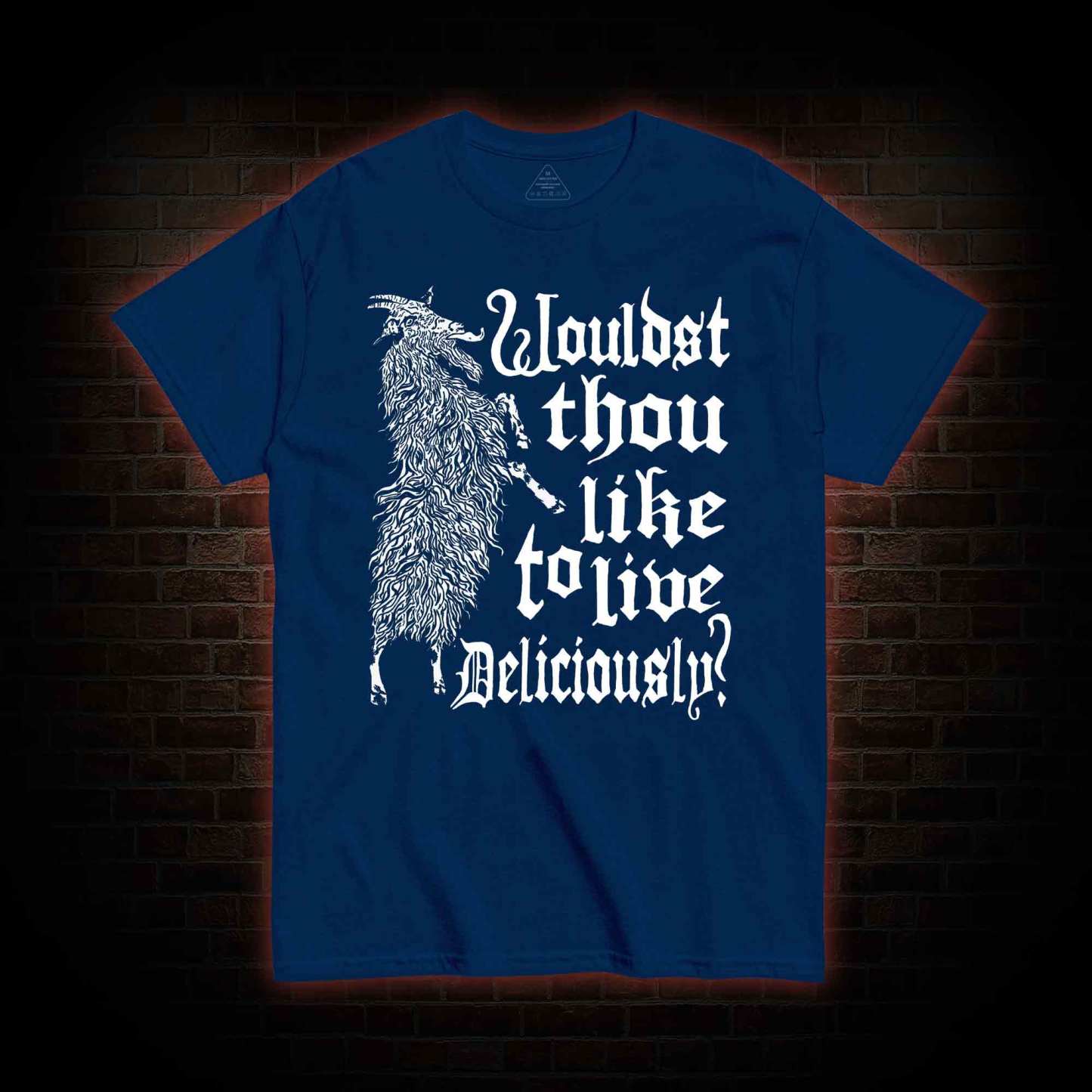 Live Deliciously Black Phillip T-shirt