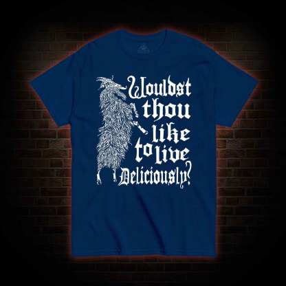 Live Deliciously Black Phillip T-shirt