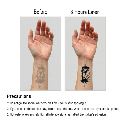 Time Bloom Temporary Tattoo